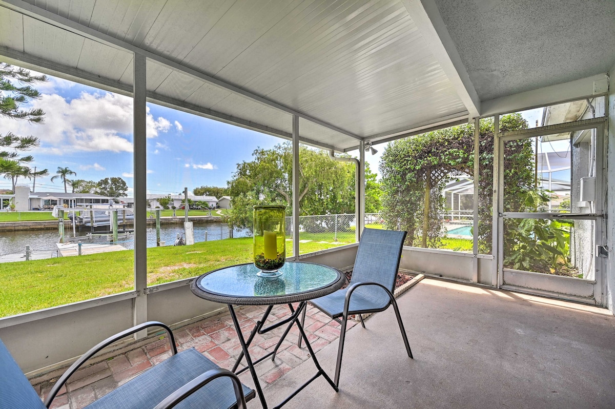 Canalfront New Port Richey Home w/ Boat Dock!