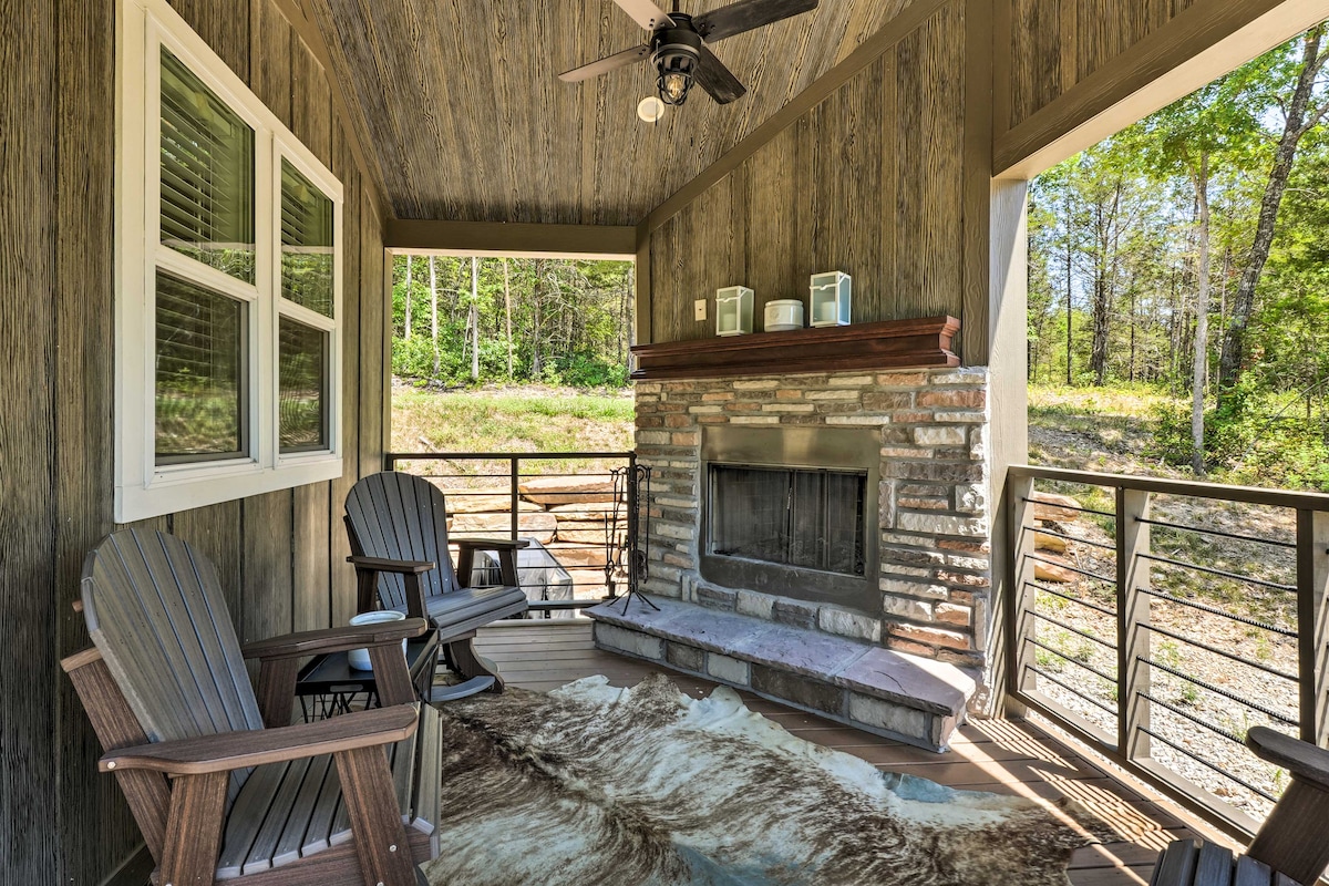Branson Tiny Home on 52 Acres w/ Private Lake!