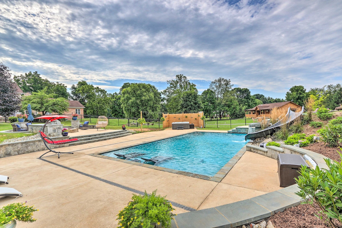 Charles Town Home w/ Private Pool & Hot Tub