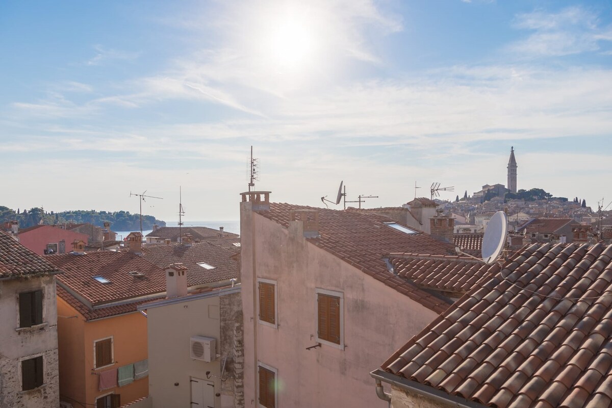 Rovinj old town stylish studio - A2 with sea view