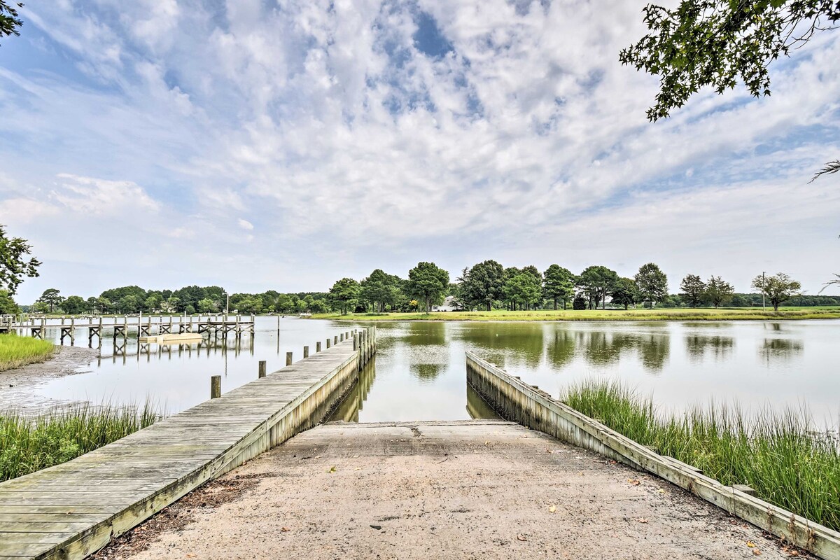 Secluded Woodsy Gem: 1/4 Mi to Chesapeake Bay