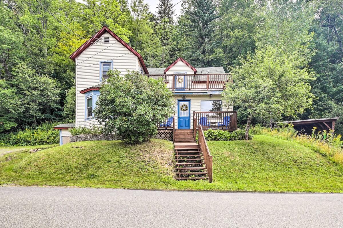 Pet-Friendly Saranac Lake Retreat w/ Deck & Yard