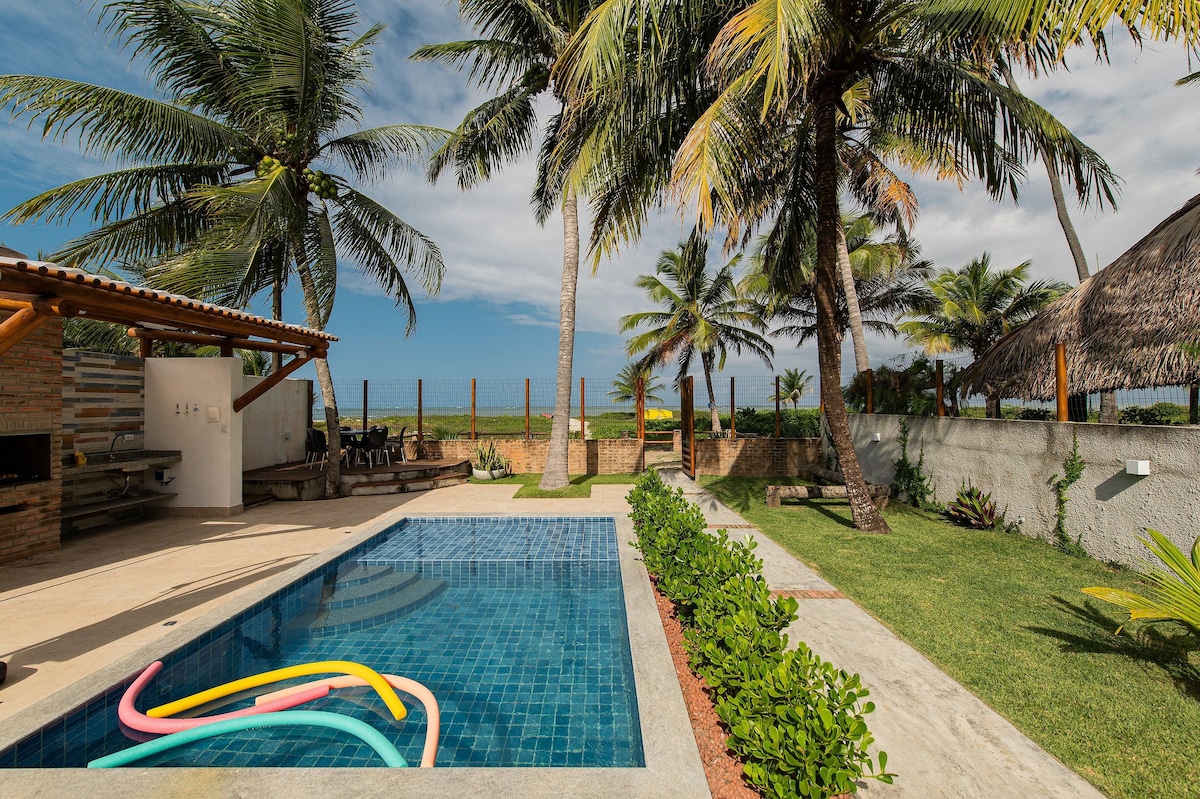 Maravilhosa casa pé na areia em Itamaracá