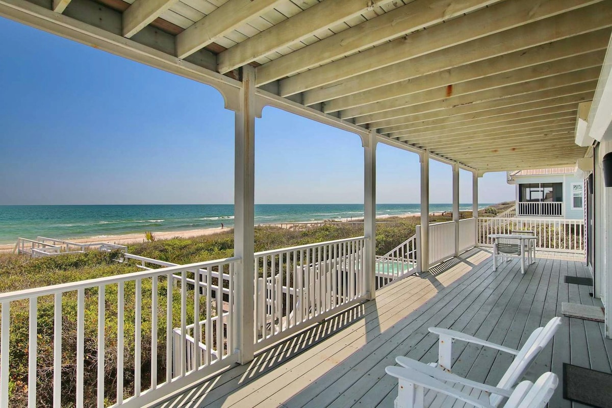 3BR Oceanfront Dog Friendly | Pool | Hot Tub