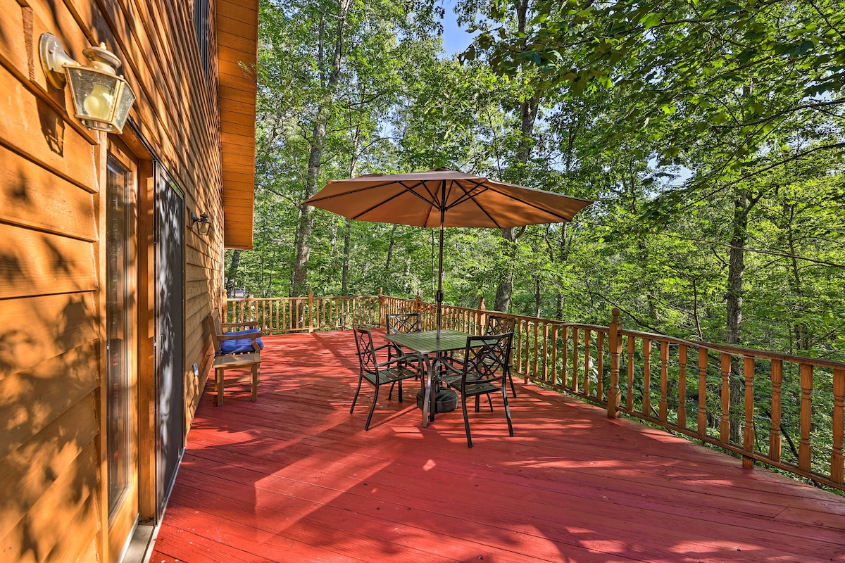 Majestic Caldwell Retreat w/ Wraparound Deck!