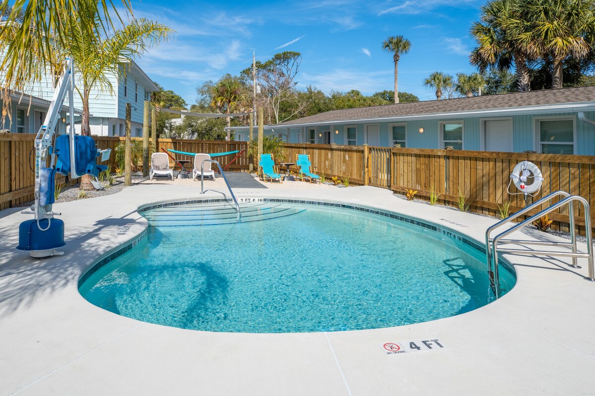 King Bedroom with Kitchenette in Atlantic Beach, FL