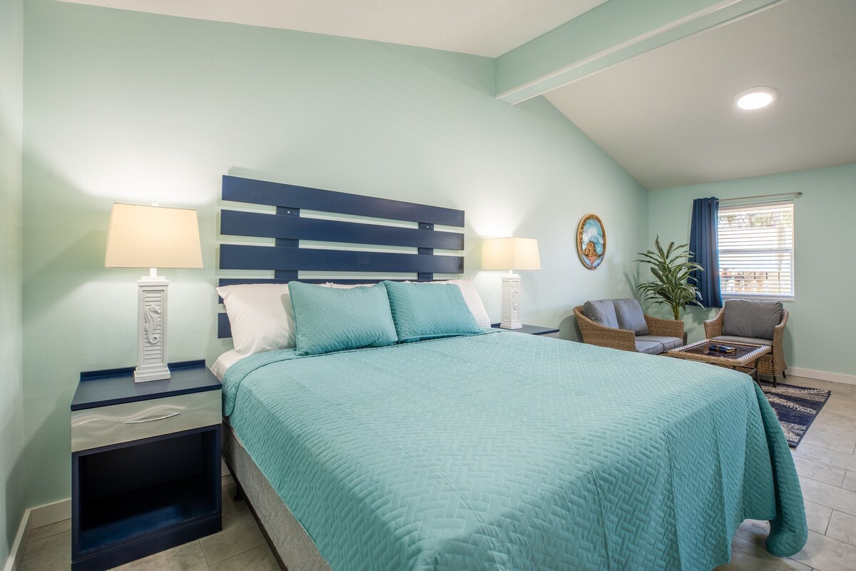 King Bedroom with Kitchenette in Atlantic Beach, FL