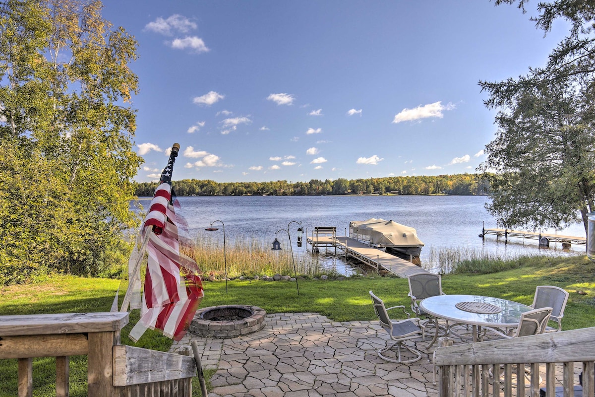 Hurley Lakefront Hideaway w/ Fire Pit & Dock!