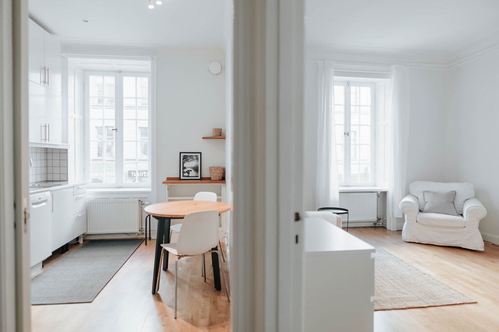 舒适单间公寓，位于斯德哥尔摩市中心