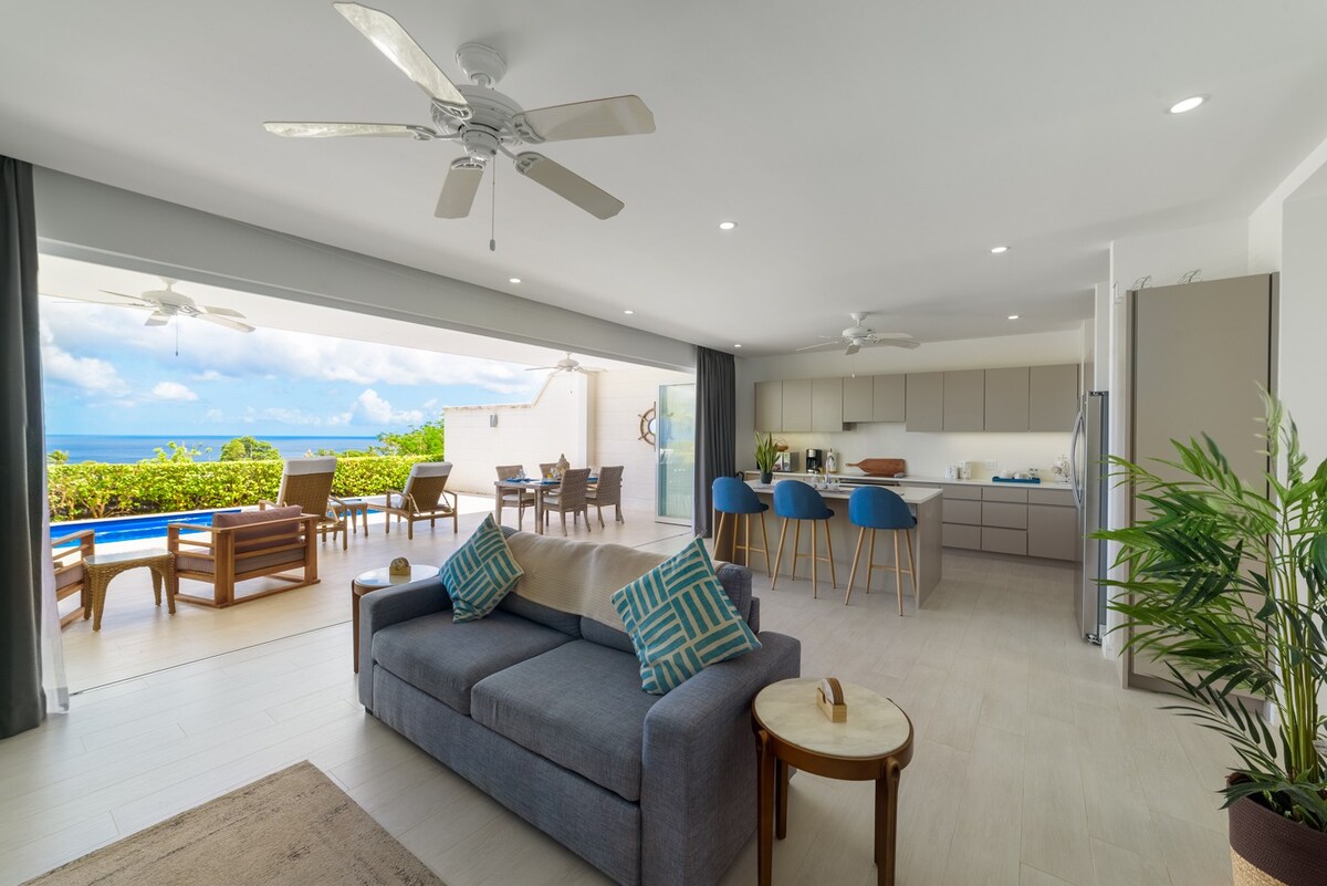 Barbados two Bedroom Villa with splendid Ocean Vie