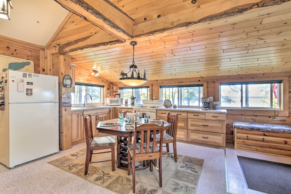 Quiet Lakefront Conover Cabin Near ATV Trails