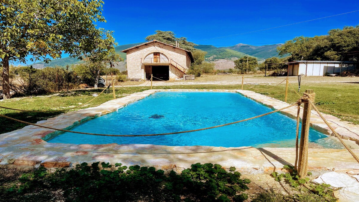 Spoleto Biofarm 8 guests with pool