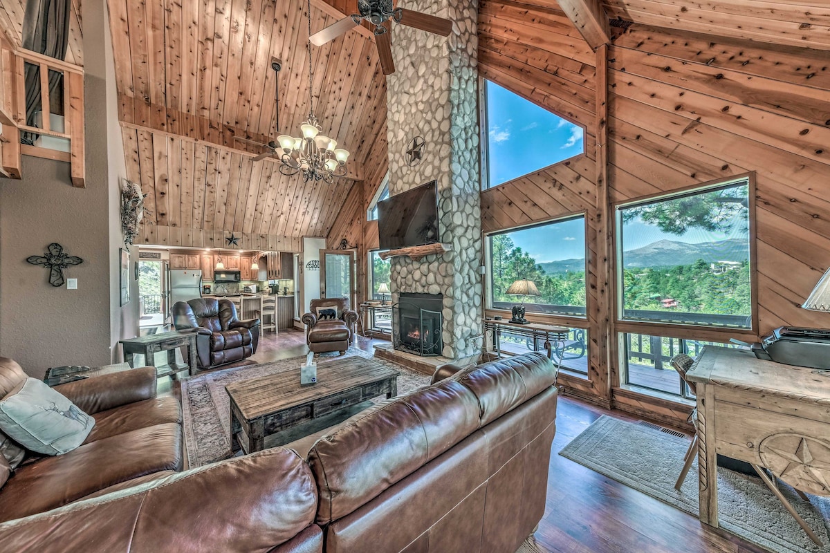 Tranquil Ruidoso Cabin w/ Private Hot Tub!