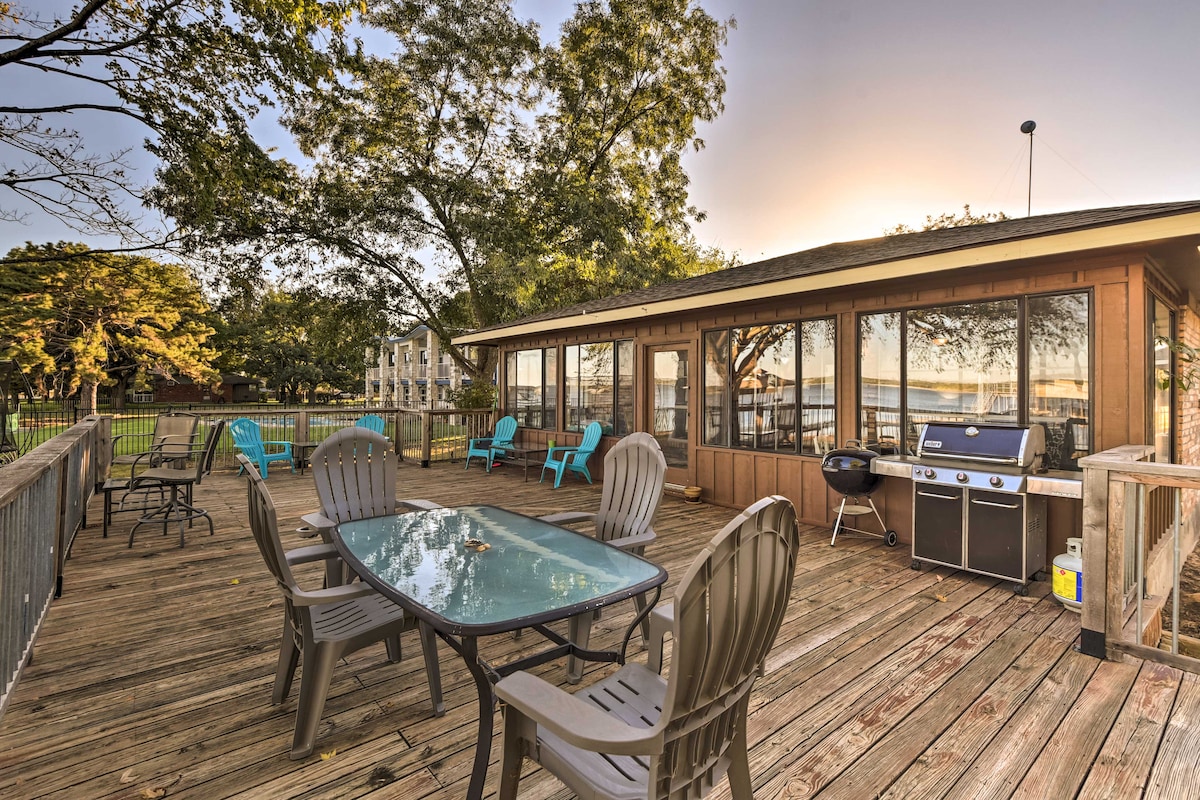 Lakefront Azle Home w/ Private Beach & Dock!