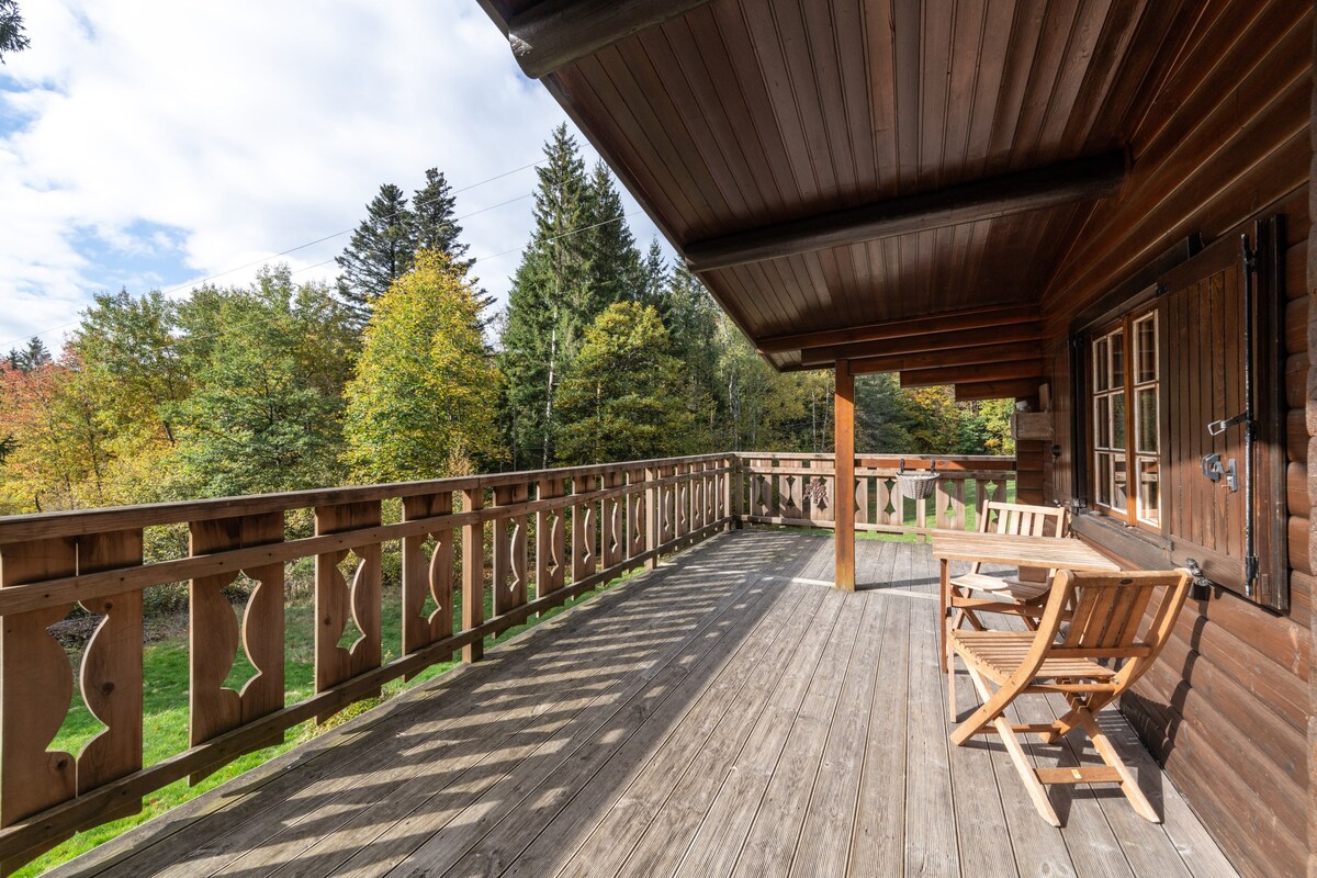 Agréable chalet cocooning en lisière de forêt