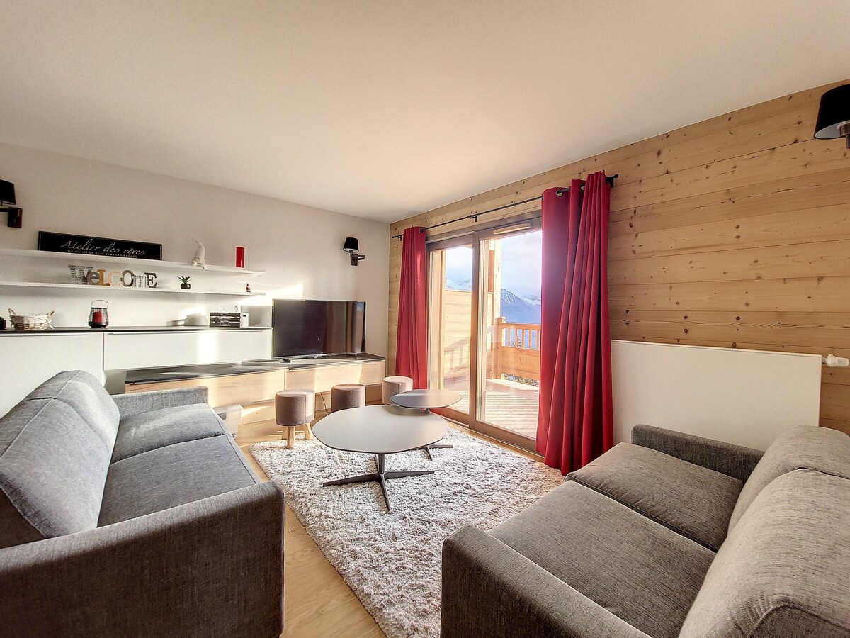 Apartment Montvalezan-La Rosière, 3 bedrooms, 9 pe