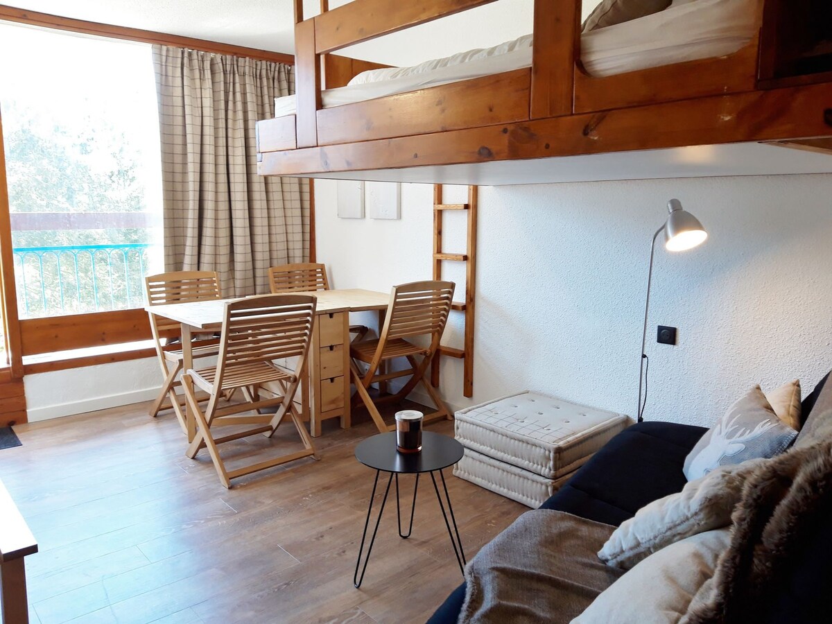 Studio Les Arcs 1800, studio flat, 4 pers.