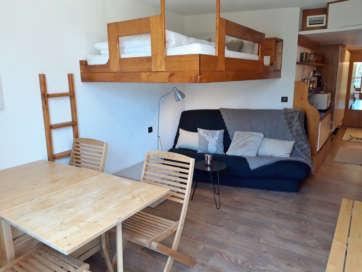 Studio Les Arcs 1800, studio flat, 4 pers.