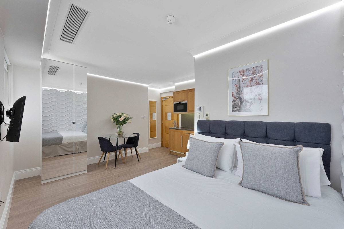Elegant Double Studio Apartments In Bloomsbury