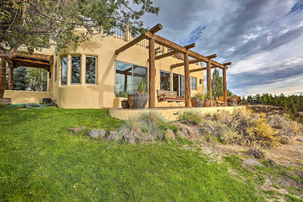 Adobe Home - River & Mtn Views w/ Hot Tub!