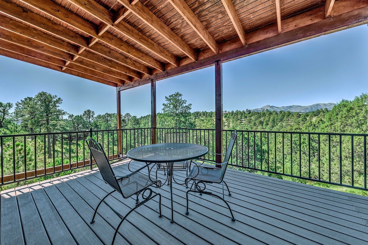 Scenic Ruidoso Home w/ Large Deck + Hot Tub!