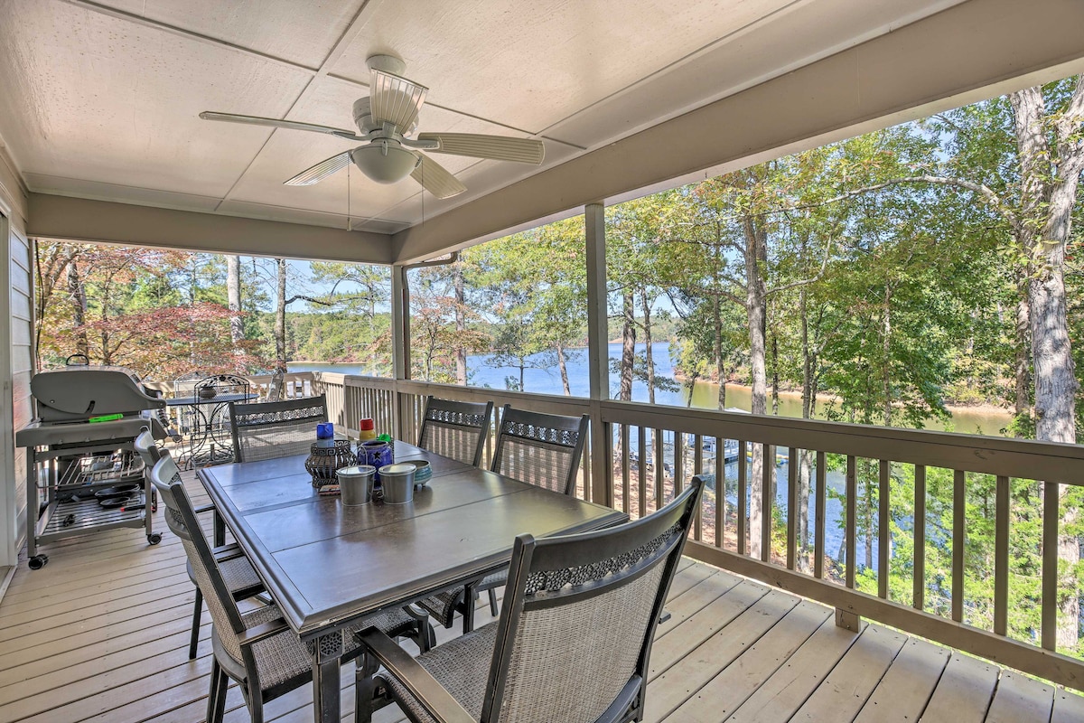 Lakefront Lineville Retreat w/ Private Dock!