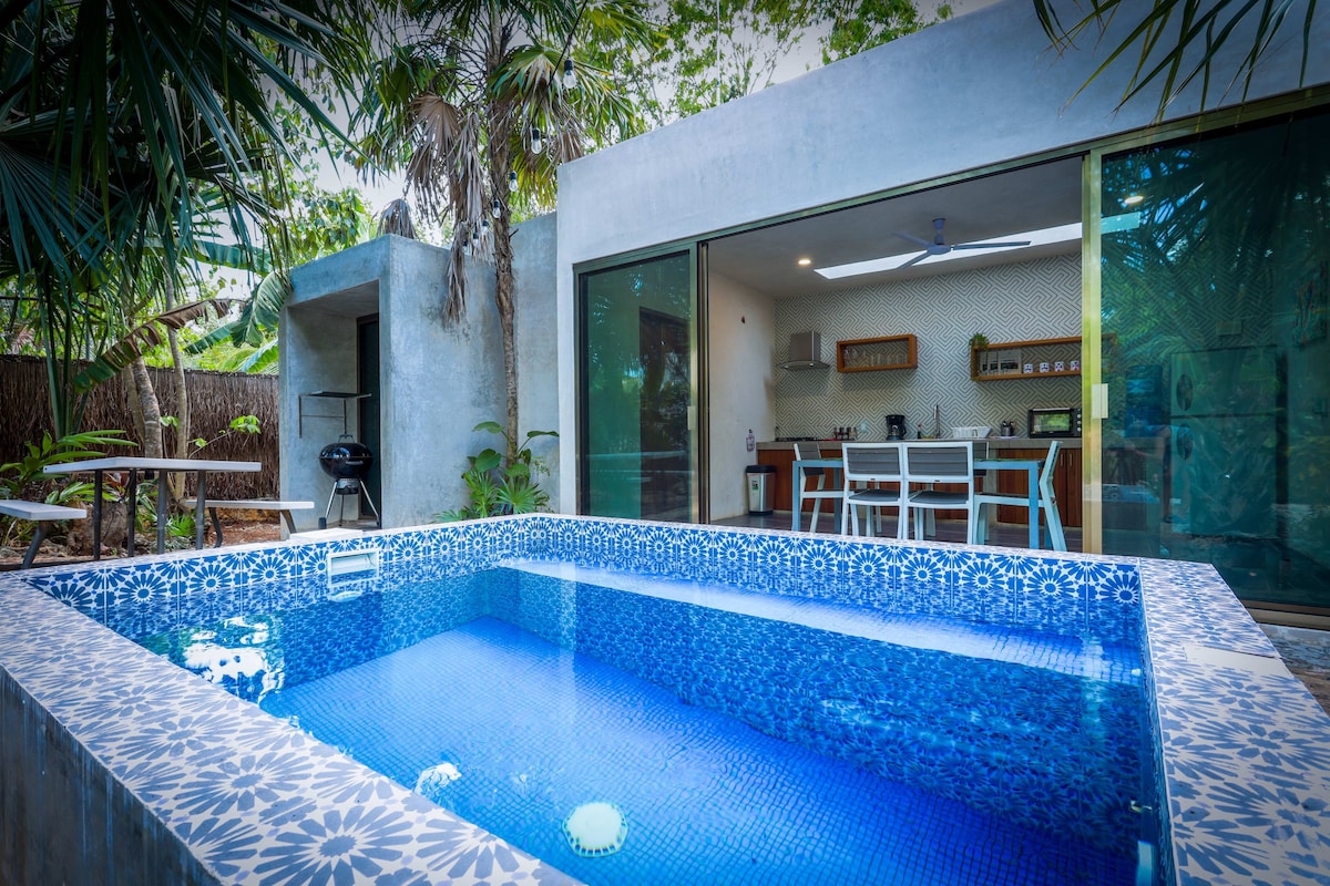 Villa Alebrije, pool, AC near lagoon