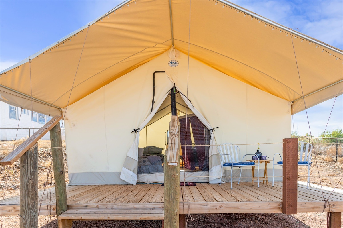 Western Syle Glamping Tent in Tombstone, Arizona