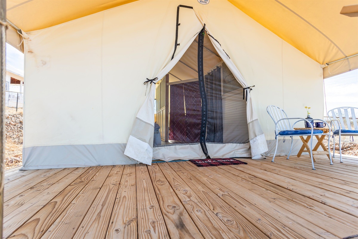 Western Syle Glamping Tent in Tombstone, Arizona