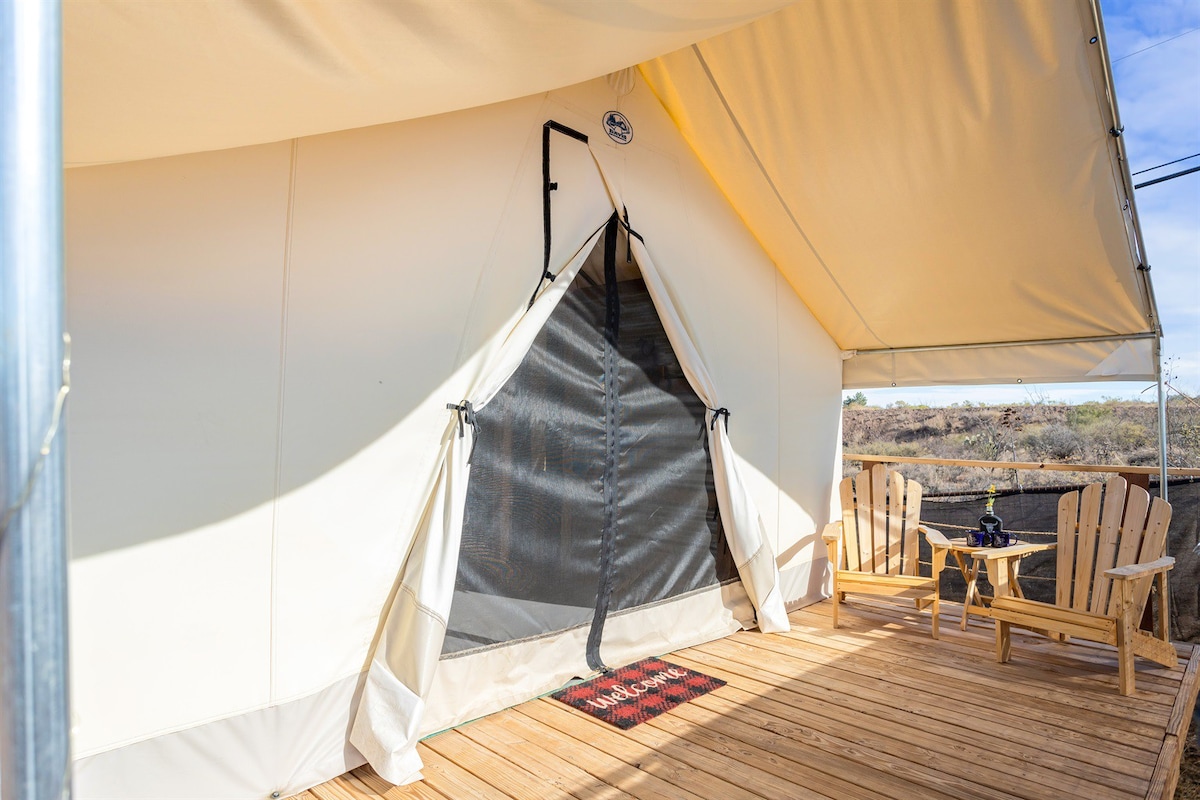 Heated Old West Glamping Tent in Tombstone, AZ