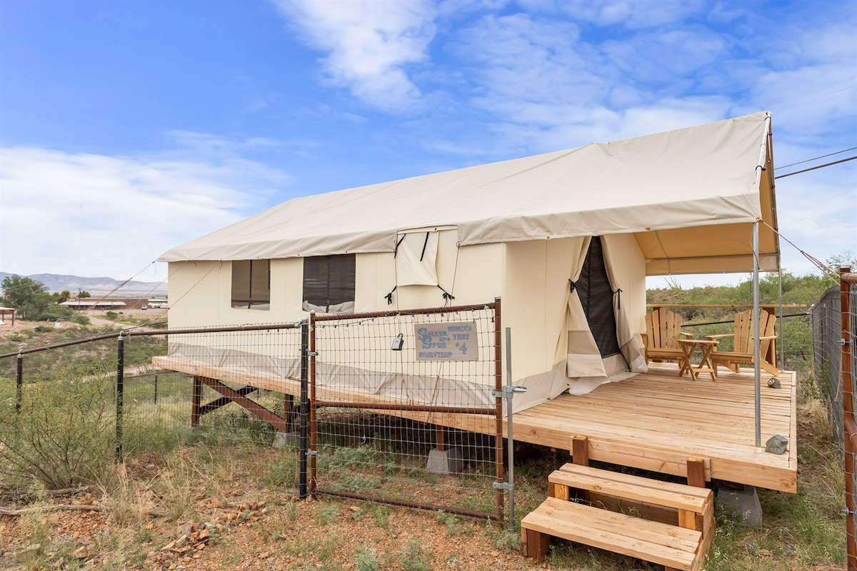 Heated Old West Glamping Tent in Tombstone, AZ