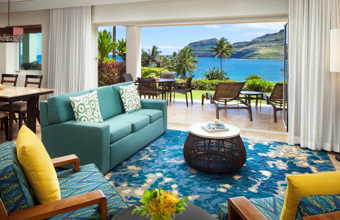 Marriott's Kauai Lagoons 3BR Oceanfront Villa