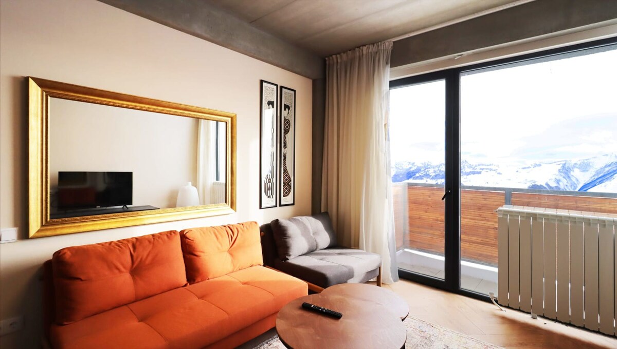 Twins Gudauri 1BR Ski Apt, Managed By Wehost