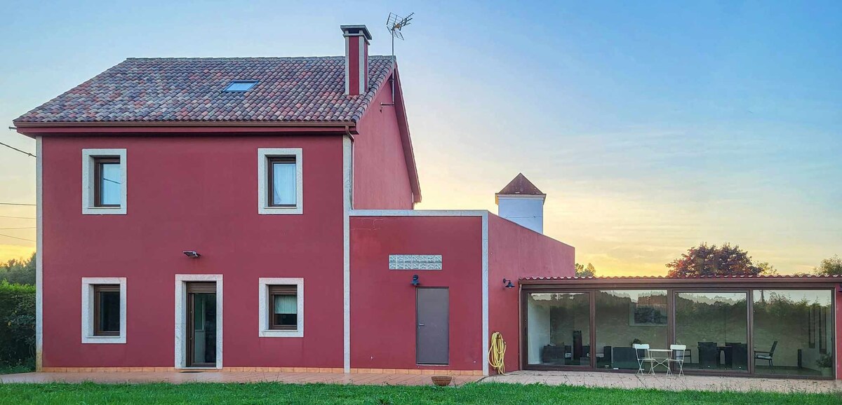 Ag Bértoa House, garden & exterior dining room x7