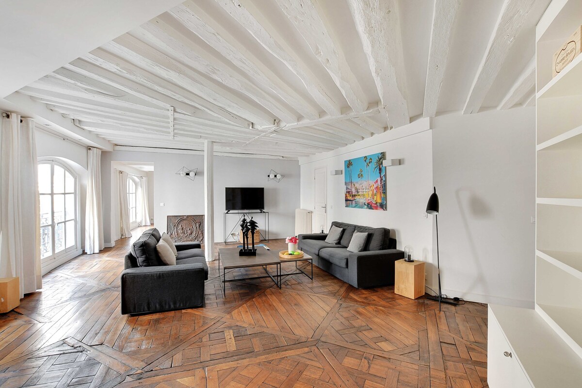 美丽的设计公寓6P/3卧- Etienne Marc