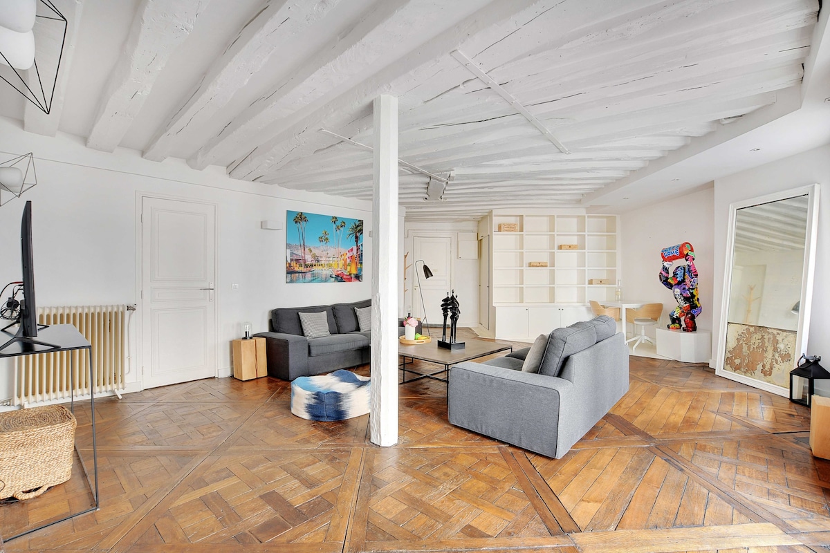 美丽的设计公寓6P/3卧- Etienne Marc