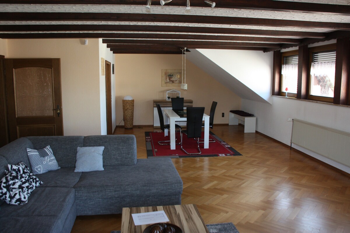 Helle Ferienwohnung mit großzügigem Balkon (Ferienwohnung in Humes)