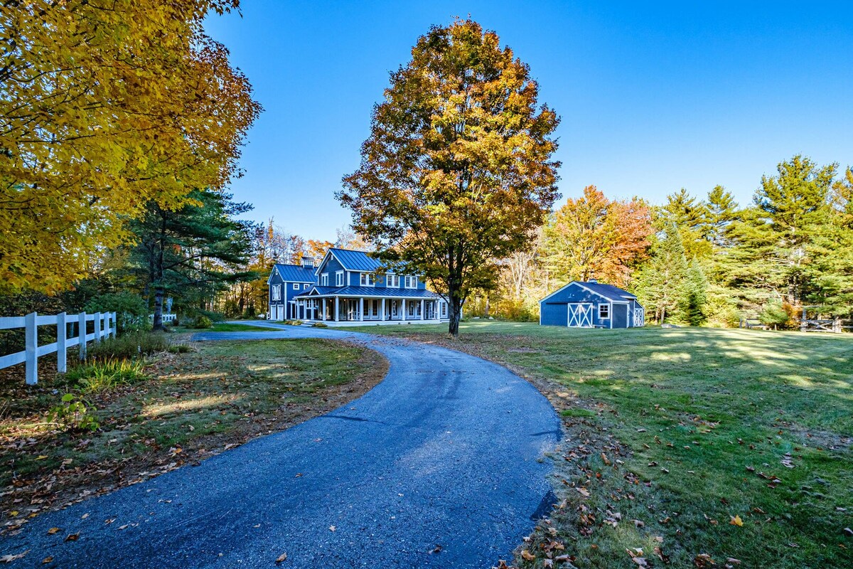 Classic farmhouse with modern amenities.