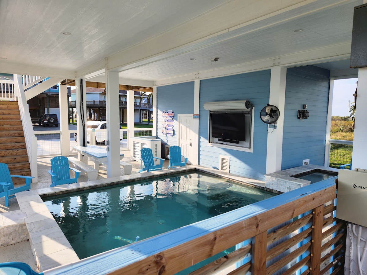 Coastal Getaway w/ Pool, Hot Tub, Deck, Ocean View