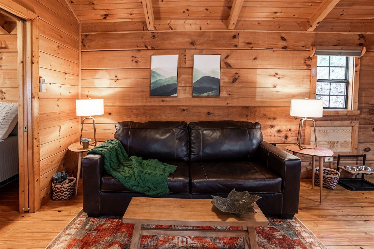 Private Log Cabin for Couples & Their Pets