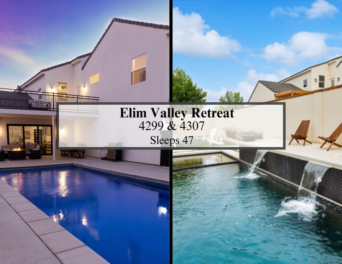 EV Retreat | 2 Private Pool Neighboring Homes