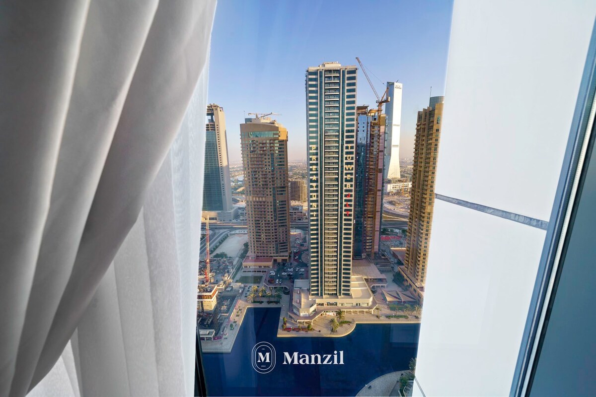 位于JLT的豪华2卧室公寓，位于迪拜（ Manzil ） ，位于JLT ，可欣赏湖景