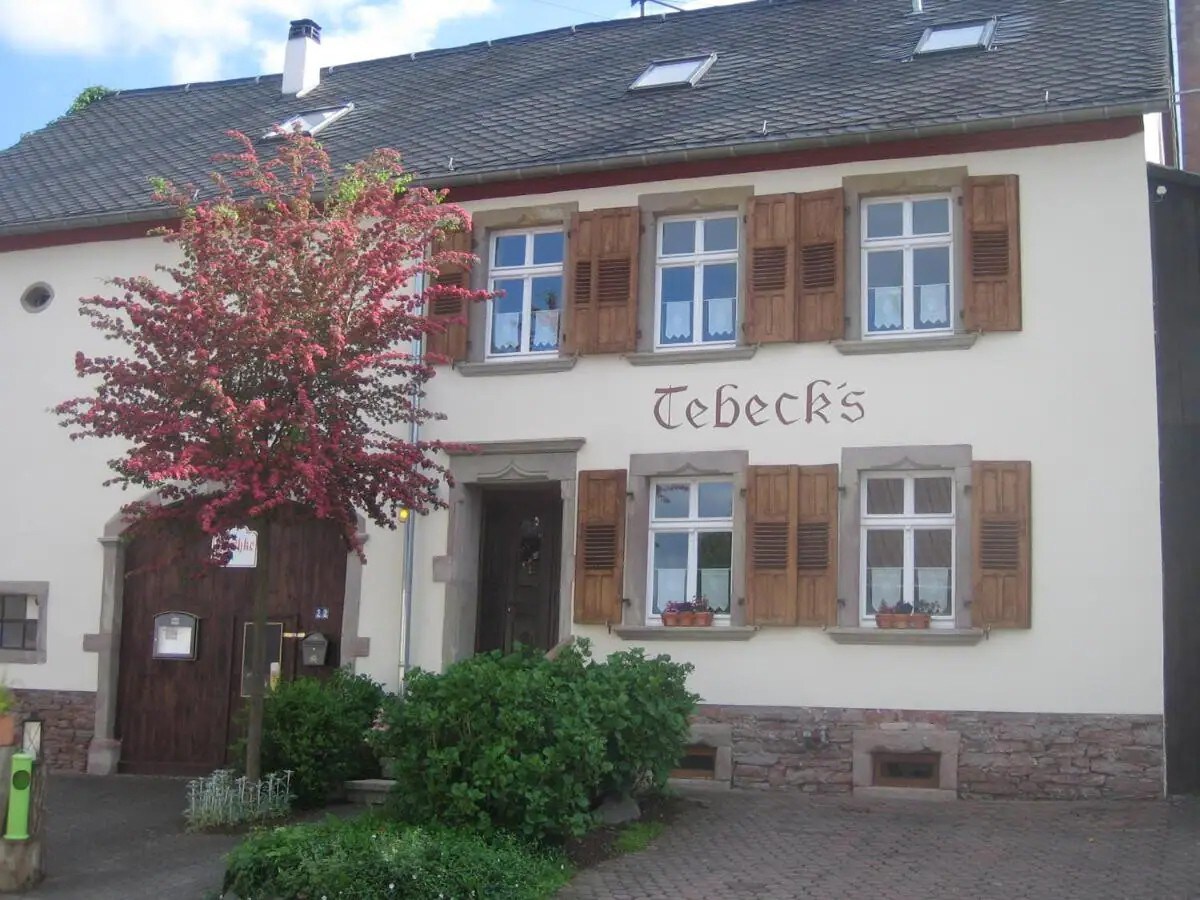 Fewo mit Terrasse (Ferienwohnungen Bistro Tebecks)