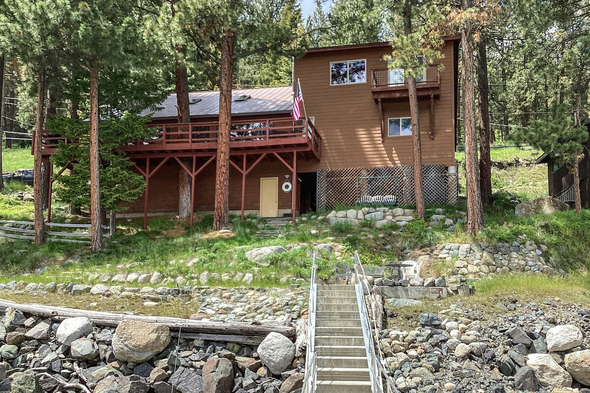 Large 3BR Lakefront Wallowa Lake | Dock