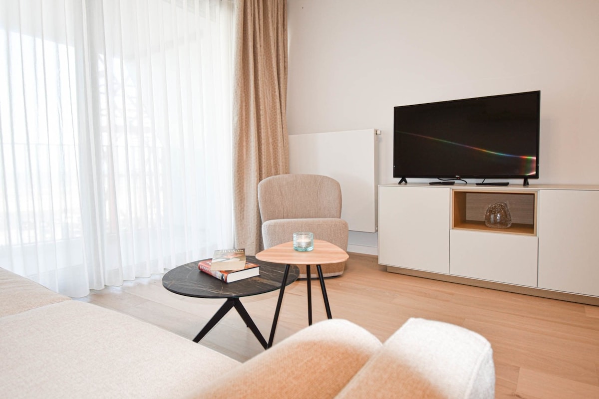 奥滕德（ Ostende ）海滩景观2卧室公寓：宁静的度假胜地