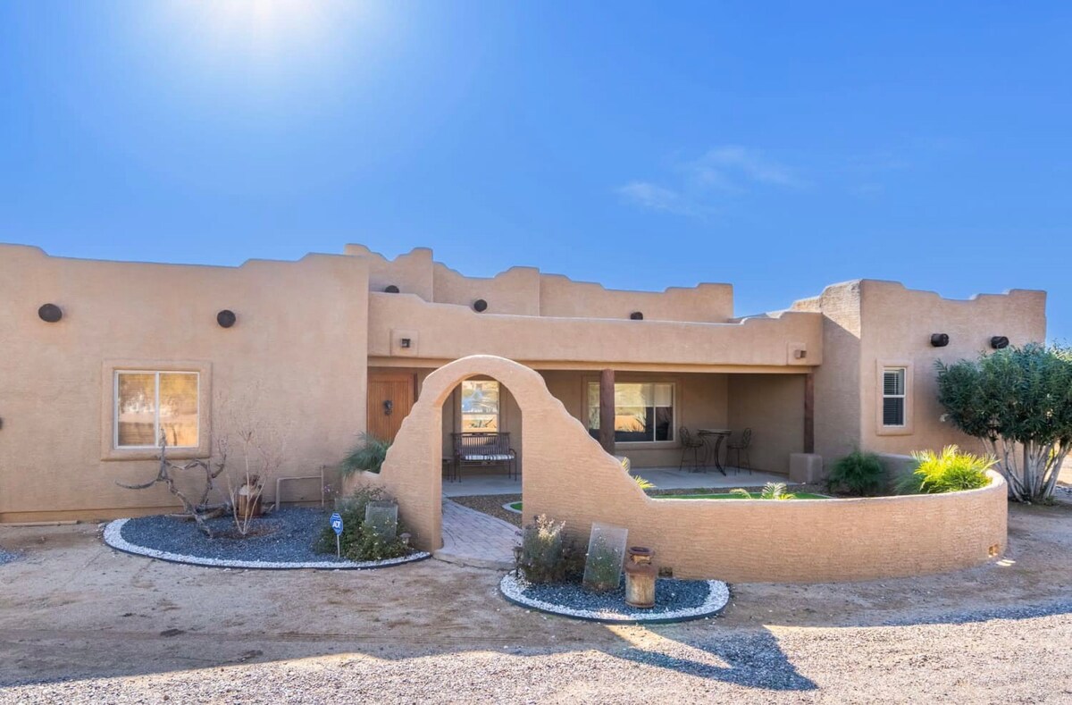 Western desert escape, pool, backyard oasis