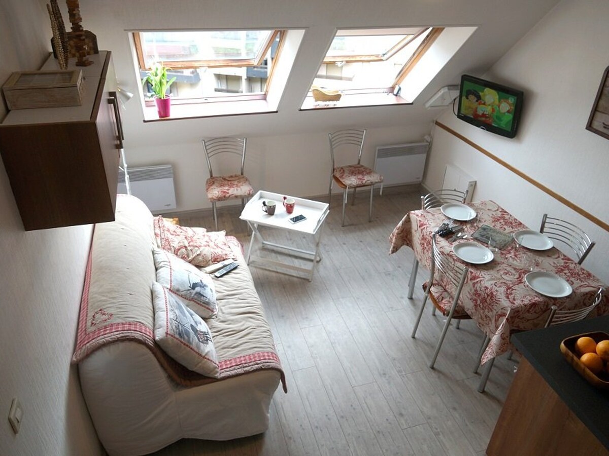 Bagnères-de-Luchon公寓， 2间卧室，可入住6人。