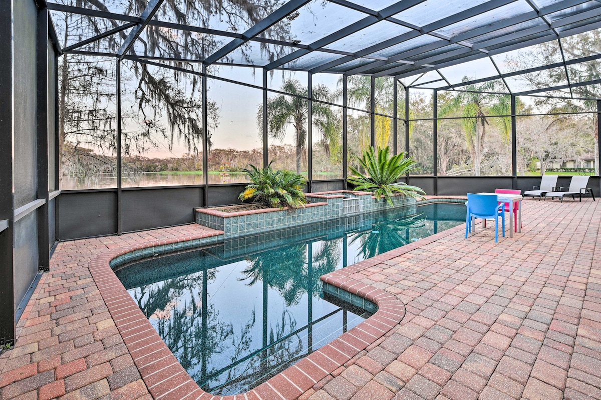 Riverfront DeLand Home w/ Pool, Near Daytona!