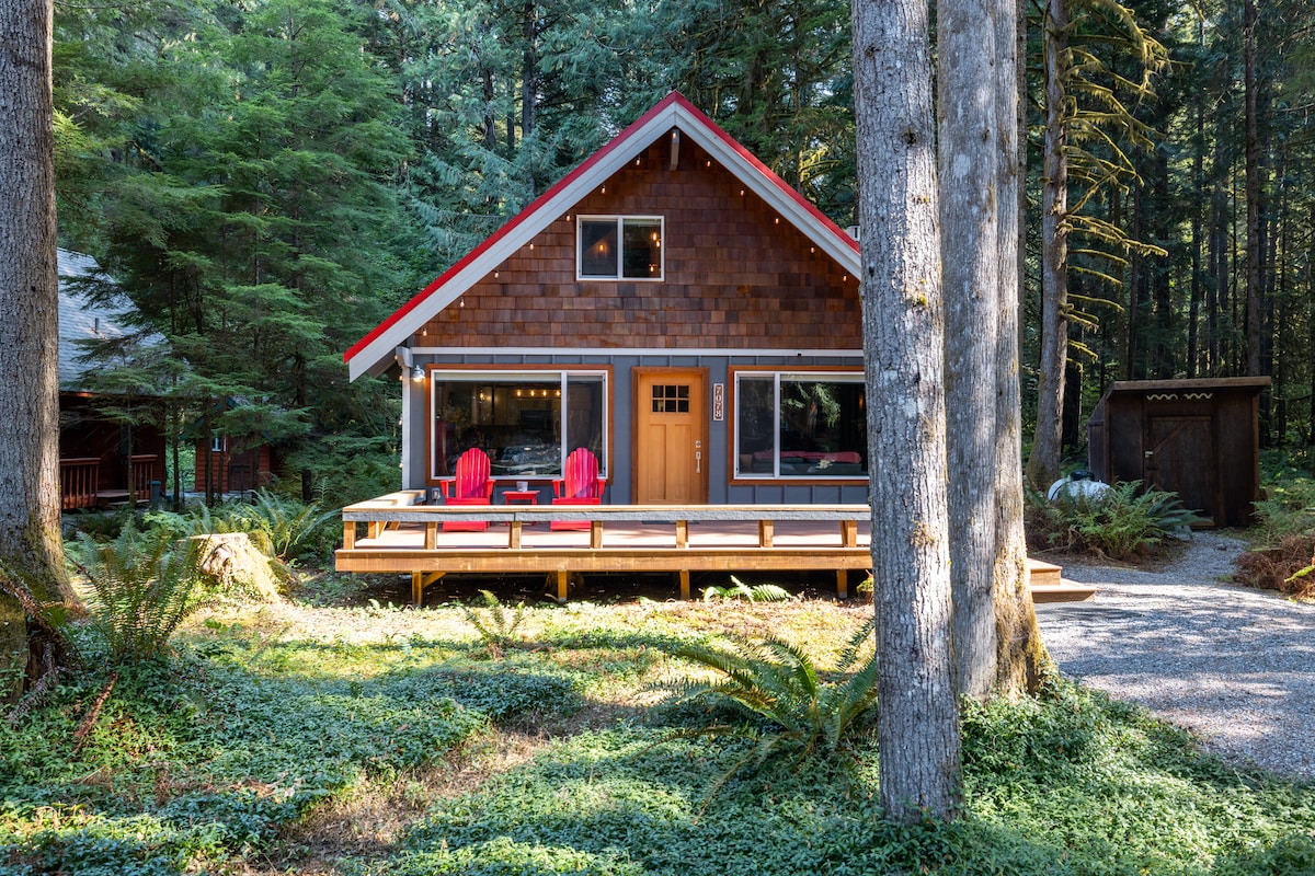 Romantic Mountain Cabin with AC near Mt Baker !