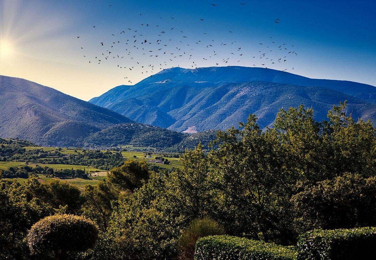 Villa d'architecte près de Vaison-la-Romaine, avec